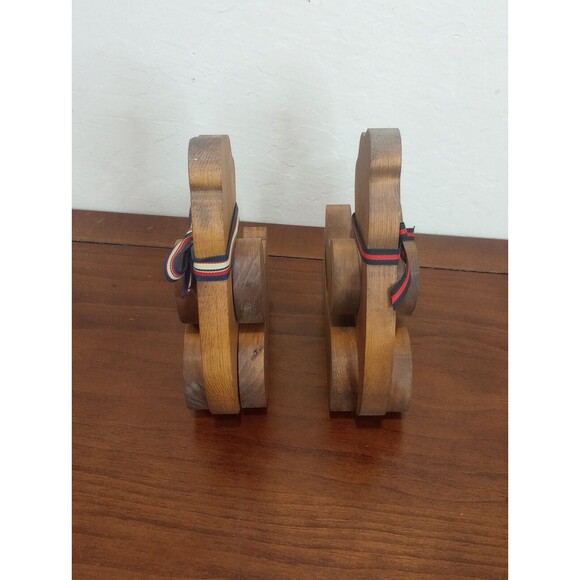 Wooden Bear Book Ends/Decorations - Picture 3 of 5